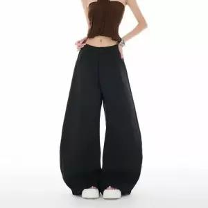 여성용 스커트 팬츠 검정 데일리 H라인 오렌지 커브 정장 슬림핏 트렌디한 슬리퍼 스포M1