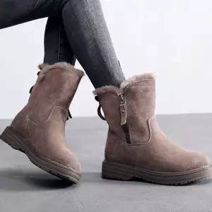 미들 방한부츠 방한화 퍼안감 털신발 C1027