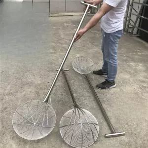 파스타 채반 튀김뜰채 기름요리 스테인레스 채 대형