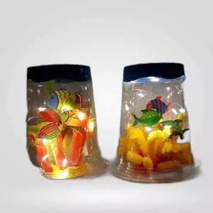 LED수족관 물고기 만들기재료 4개 단체수업 방학숙제 놀이수업 만들기세트 체험학습