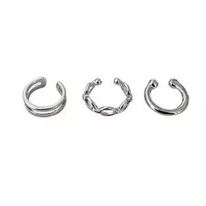 미니멀 사이즈 이어커프형 레이어드 귀찌 3종세트 VFn9+5ZoW