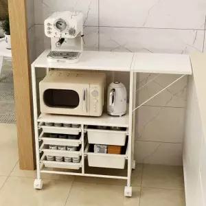 이동식 조리대 주방 바퀴 보조 테이블 선반 홈바 미니