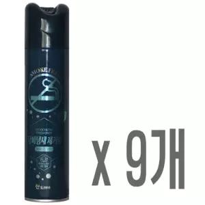 산도깨비 공기청향제, 담배냄새제거제 페파민트향, 스프레이 300ml, 9개