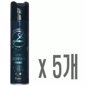 산도깨비 공기청향제, 담배냄새제거제 페파민트향, 스프레이 300ml, 5개
