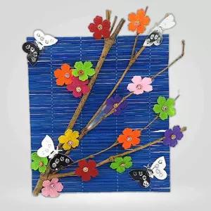 컬러발액자 만들기 꽃과 가을 키즈킹 나비 여름