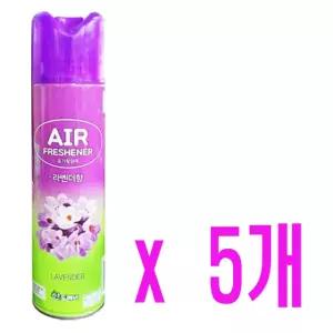 산도깨비 공기청향제, 스프레이 라벤향, 300ml, 5개