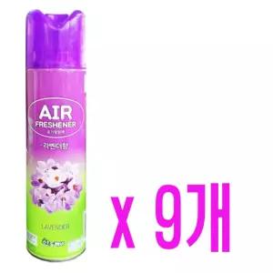 산도깨비 공기청향제, 스프레이 라벤향, 300ml, 9개
