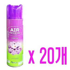 산도깨비 공기청향제, 스프레이 라벤향, 300ml, 20개