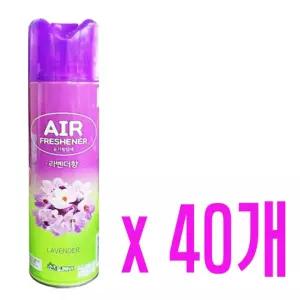 산도깨비 공기청향제, 스프레이 라벤향, 300ml, 40개