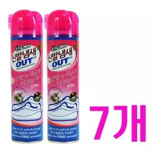 산도깨비, 신발냄새아웃 발냄새탈취제 370ml, 7개