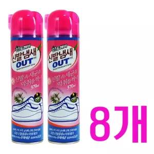 산도깨비, 신발냄새아웃 발냄새탈취제 370ml, 8개