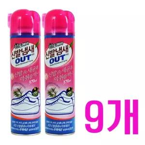 산도깨비, 신발냄새아웃 발냄새탈취제 370ml, 9개