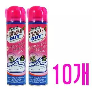 산도깨비, 신발냄새아웃 발냄새탈취제 370ml, 10개