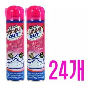산도깨비, 신발냄새아웃 발냄새탈취제 370ml, 24개
