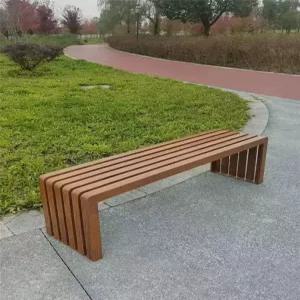 야외 원목 벤치 긴벤치 펜션 공원 대기 의자