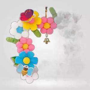 플레이콘 꽃리스만들기 플레이콘 식물 리스 4EA