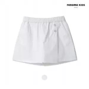 레노마 키즈 [정상가 56000원] 화이트숏랩스커트팬츠