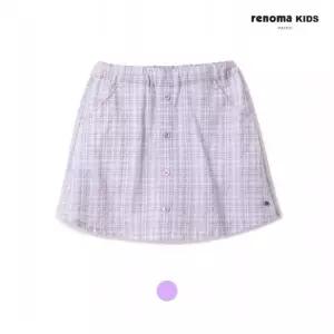 레노마 키즈 [정상가 50000원] 퍼플체크페이크치마바지