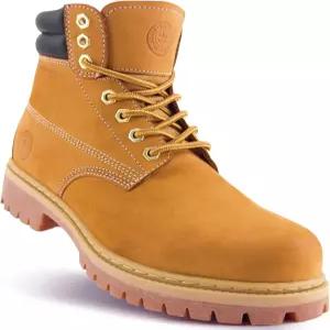 남성용 자카타 작업화 스틸/소프트 토 논 슬립 고무 밑창 저항 유틸리티 오일 남성 산업용 건설 부츠