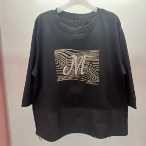 Latium HC06 팔뚝품편한 밑단 셔츠 배색 7부반팔 데일리 티셔츠 T2621ts13B