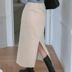 [신상오픈런]백슬릿 맥시스커트 하프밴딩 h라인 일자치마 데님 (31597066)