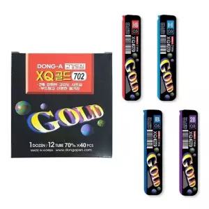 (동아) XQ 702 골드샤프심세라믹 HB 0.5 타(12개입)