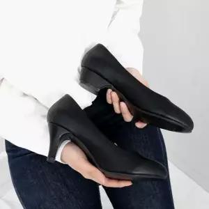 둥근코 면접구두 면접플랫 3센치 7센치 플랫 미들힐Y RoC8+3vnZ