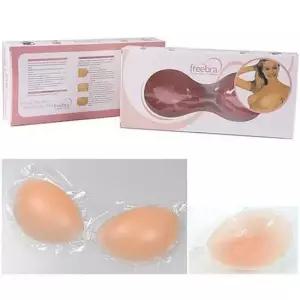 여자 실리콘 볼륨 업 접착형 웨딩 비키 브라 패드 실리콘브라 끈없는브라