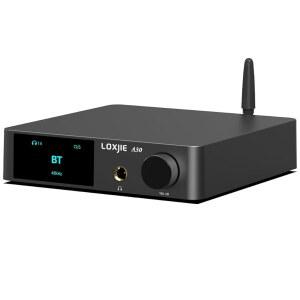 LOXJIE A30 데스크톱 스테레오 하이파이 인피니언의 헤드폰 D 오디오 ES9023 /RCA 5.0 광 Bluetooth 파워 DAC Coaxial 클래스 MA12070 및 / 입력(리모컨 USB