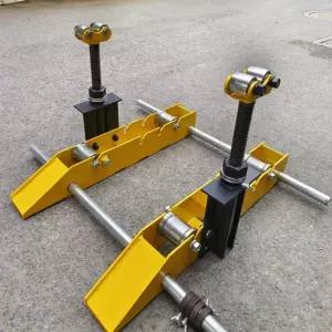 와이어 드럼 케이블 풀링기 권취기 거치대 선통기 트랙 타입 릴링