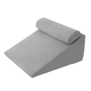 허리 등쿠션 경사 침대용 슬로프 베개 등받이 허리받침 삼각 침대