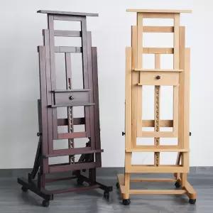 거치대 회화 이젤 나무 우드 대형 이동식 액자 미술