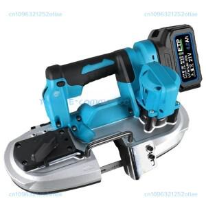 21V 무선 밴드쏘 기계 리튬 브러시리스 휴대용 경량 이동식 공구 금속 목재 절단용