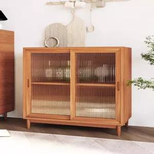 원목 그릇장 접시 수납장 미닫이 다기 찬장 소나무 주방가구