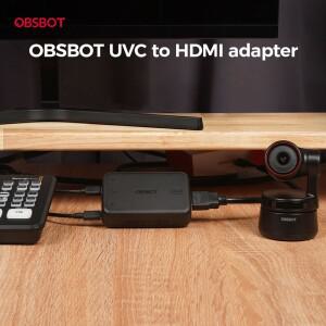 OBSBOT 웹캠 신호 변환기 UVC 카메라를 HDMI 어댑터로