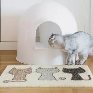 고양이 모래 매트 화장실 패드 스크래치 방지