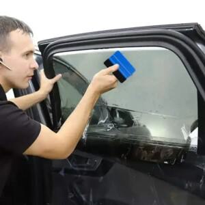 자동차 스티커 필름 설치 스퀴지 비닐 탄소 섬유 스크레이퍼, 펠트 도구 포장 랩 1 개, 3 개