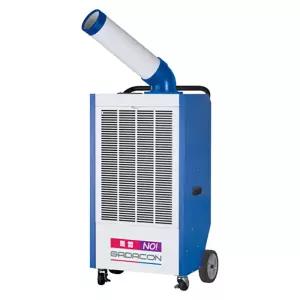 나우이엘 NEC1100 이동식에어컨 냉매 아날로그 다이얼조작 제조공장 공업용에어컨