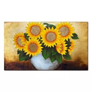 돈들어오는 금박 황금 해바라기 액자 1502