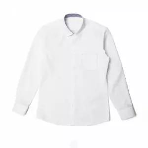 [모로엠] 남성 슬림핏 화이트 오피스 셔츠 DMG-SHA-Q4530805