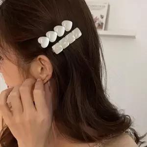 [신상오픈런]하트머리핀 자개 키치 홀로그램 캣아이 미니집게핀 (30366720)