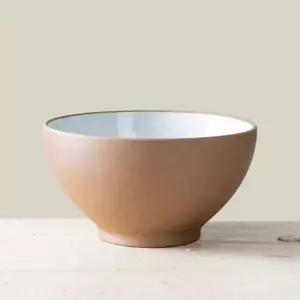 이천도자기 순수화 투톤 원형 우동기 16cm 그릇 식기 라면기