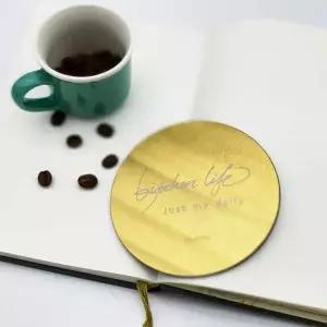 컵받침대 음료 컵받침 메탈 티코스터