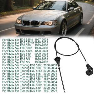 BMW 5 시리즈 E39 525i 2001  530i M5 51238176595 교체용 호환 보닛 엔진 케이블 후드 전면 풀 릴리스 와