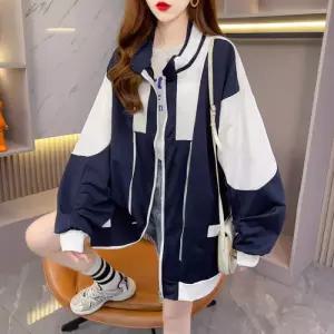 하프 카디건 코트 여성가디건 얇은 바람막이 후드 OOTD3