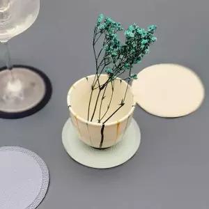 라운드 찻잔받침 티코스터