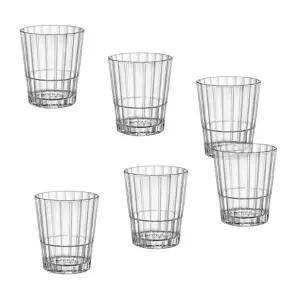 이탈리아 보르미올리 레이레이어 라인글라스 312ml 6P 다용도유리컵