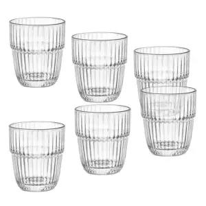 보르미올리 레이레이어 라운드 라인글라스 395ml 6P 다용도유리컵