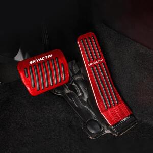 Mazda 3 BP CX30 2019 2020 자동차 차량용 호환 발 받침 페달 가속기 브레이크 커버 호환 액세서리