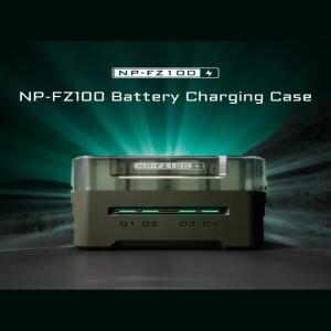 소니 NP-FZ100/NP-FW50 DMW-BLK22 EN-EL15 LP-E6 NP-W235(4채널)용 TILTA 배터리 휴대용 충전 스테이션